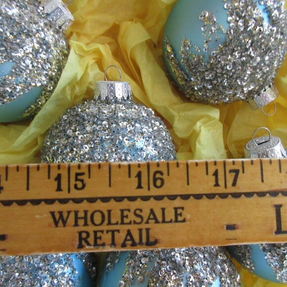 💕 SALE - Six (6) Gorgeous Christmas Ornaments / Bulbs / Decor - Picture 2 of 6
